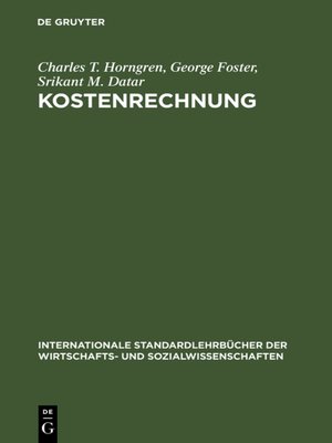 cover image of Kostenrechnung